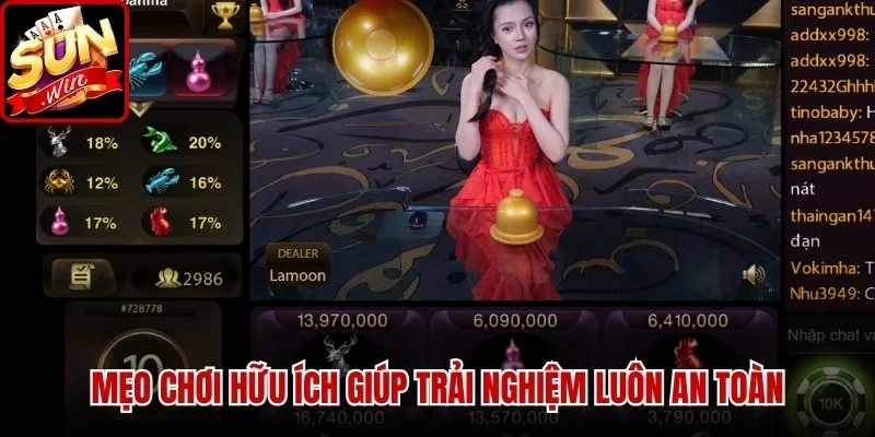 Điều Kiện Sử Dụng SUNWIN - Dịch Vụ Giải Trí Trực Tuyến Mới Nhất | Hình số 3 Mẹo chơi hữu ích giúp trải nghiệm luôn an toàn