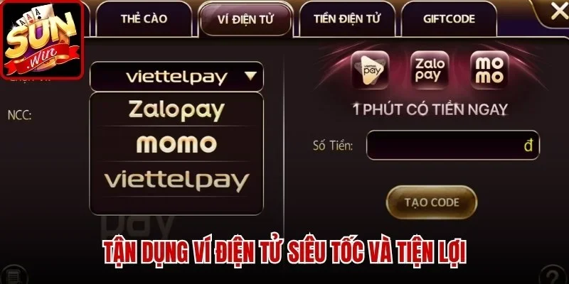 Tận dụng ví điện tử siêu tốc và tiện lợi